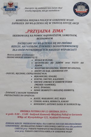 przyjazna zima plakat