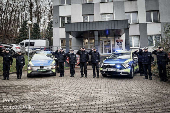 Policjanci w hołdzie aspirantowi sztabowemu Mateuszowi Biernackiemu