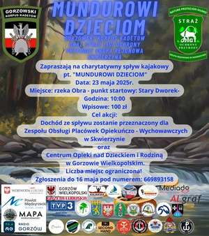 plakat MUNDUROWI DZIECIOM