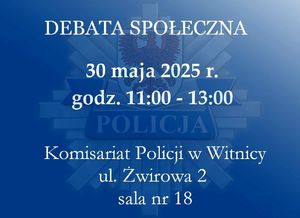 informacja o debacie w witnicy