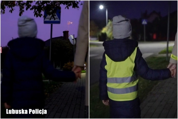 Bądź widoczny – noś odblaski. Jesień to czas, gdy pieszy musi świecić przykładem