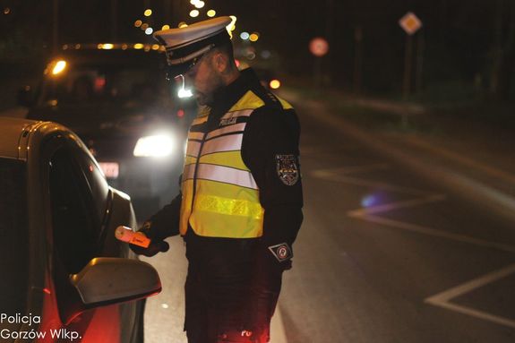 Trzeźwość do kontroli – nocne działania gorzowskiej drogówki