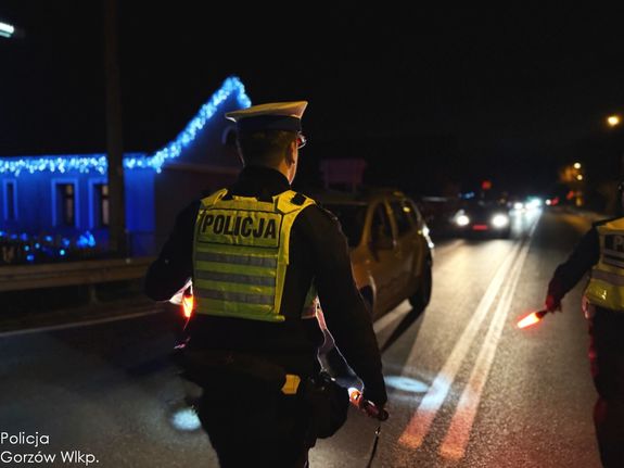 Nocne działania  gorzowskiej drogówki przeciwko nietrzeźwym kierującym