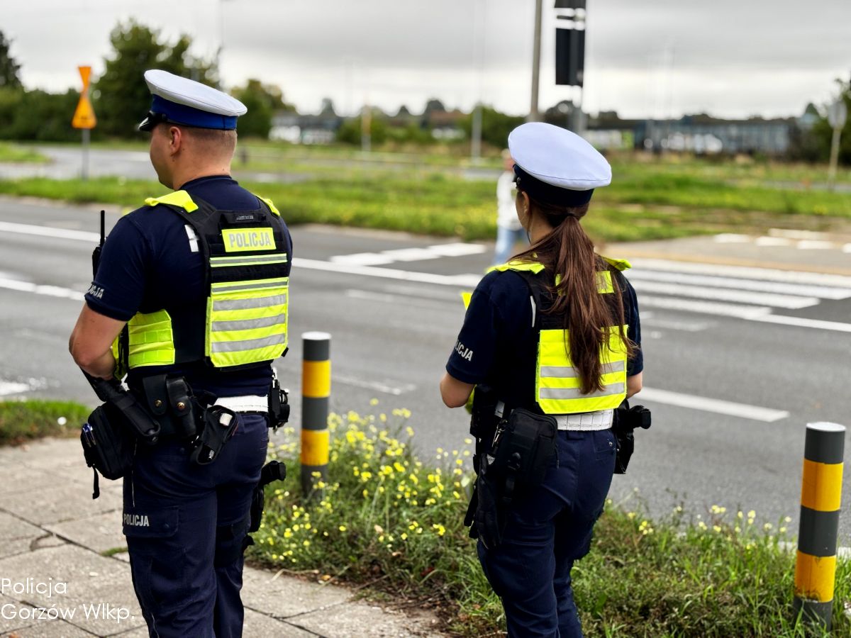 Gorzowska drogówka prowadzi działania NURD dla bezpieczeństwa pieszych