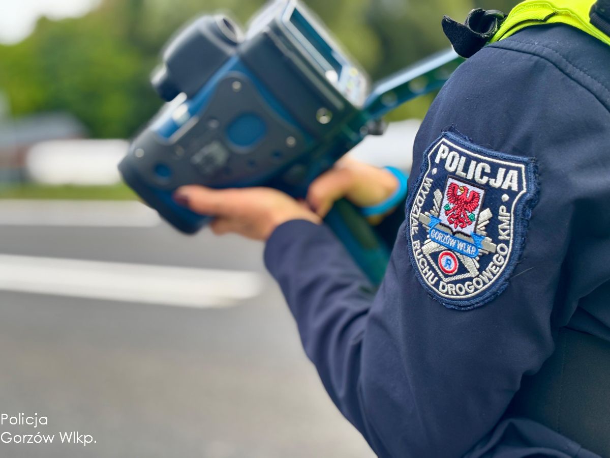 Gorzów Wlkp.: policjanci kontrolują prędkość w ogólnopolskiej akcji „Prędkość”